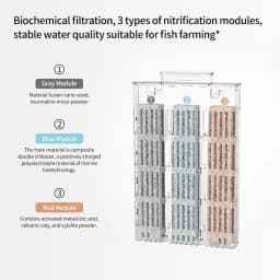 Mijia Fish Tank Filter Cartridge Set Aquarium Physical Biochemical Filtration 50W Heating Rod Smart Constant Temperature