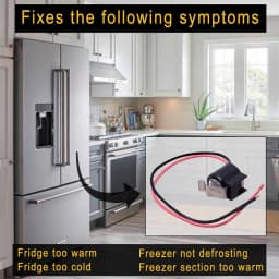 W10225581 Refrigerator Bimetal Defrost Thermostat for Whirlpool Kenmore WPW10225581 PS11750673 AP6017375 2188824 2321799