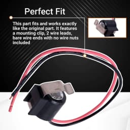 W10225581 Refrigerator Bimetal Defrost Thermostat for Whirlpool Kenmore WPW10225581 PS11750673 AP6017375 2188824 2321799