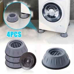 4 Pcs Anti Vibration Pads Set Shock Noise Cancelling Washing Machine Support Universal Furniture Anti Slip Dryer Feet Legs Base