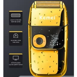 PROFESSIONAL REPLACEMENT FOIL AND CUTTER BLADES HEAD SET FOR KEMEI 2028 ELECTRIC SHAVER (GOLD OR SILVER)