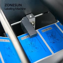 ZONESUN ZS-TB50SM Electric Semi Automatic Round Bottle Labeling Machine Cosmetic Bottle Sticker Label Applicator