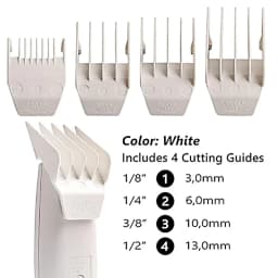 Professional Trimmer Comb Set 4pcs For Wahl Peanuts Trimmer 8685, 8655, 8035, 8685-1401, and 8663