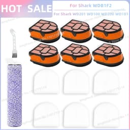 Fit For Shark WDB1F2 HydroVac AW201 AW302 WD201 WD100 WD200 WD101 WD200C WD201C WD101C HydroVac Vacuum Parts Brush Roller Filter