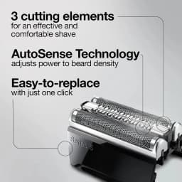 52B Replacement Head Compatible with Electric Shaver Razor 5090/5190cc,5040/5140s,5030s,5147s,5145s,5195cc,5197cc