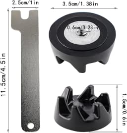 2PCS Blender Coupler with 1 Spanner Kit for KitchenAid KSB5WH KSB5 KSB3 WP9704230VP WP9704230 Driver Replacement Parts