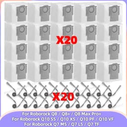 Fit For Roborock Q7 M5/ Q7 L5/ Q7 TF/ Q7T+/Q7B/Q10 S5/ Q10 X5/ Q10V+/ Q10 PF/ Q10 VF/ Q8+/ Q8 Max Pro+ Plus Parts Dust Bag Brush