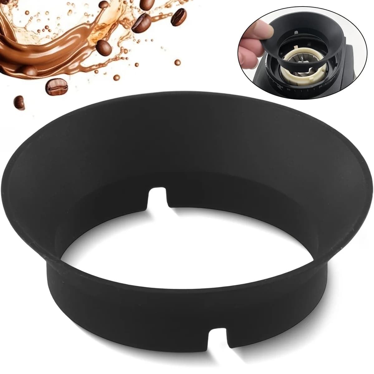Silicone Gasket Replacement for Baratza Encore & Virtuoso, Fit for Maestro & Preciso & Electric Conical Burr Coffee Grinder