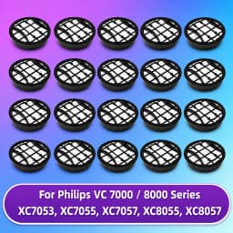 HEPA Filter Fit For Philips VC 7000 / 8000 Series XC7053, XC7055, XC7057, XC8055, XC8057 ( XV1681/01 )