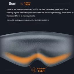 Dreamlight 3D Full Shading Relaxing Eye Mask Sleeping Mask Block Out Light For Sleeping Aid Eye Mask Travel Eye Cover