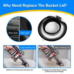 Dust Bin Lid For Dyson V6 V7 V8 V11 V10 V12 V15 Vacuum Cleaner Replacement Dust Bin Top Cover Fixed Tool Sealing Ring Accessory