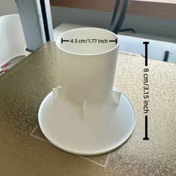 Universal 45mm Dishwasher Salt Funnel Water Softener Anti Spill Filling Tool For Dishwasher Maintenance Durable