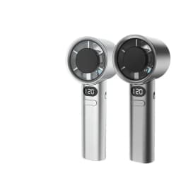Mini Handheld Fan Mute Handheld Fan 4 Speeds Adjustment Air Calculating Fan With Power Display Portable Handheld Fan