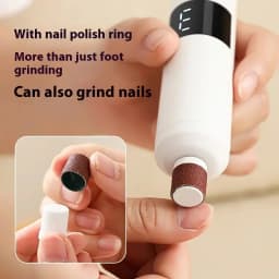 Electric 2-in-1 Foot Grinder and Nail Grinder, USB Charging Foot Grinder, Foot and Hand Care, Multifunctional Foot Beauty Device