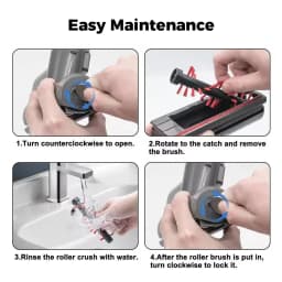 Mini Motorized Electric Brush Head For Dyson V6 DC45 DC58 DC59 DC61 DC62 DC74 Vacuum Cleaner Mattress Mite Removal Suction Head