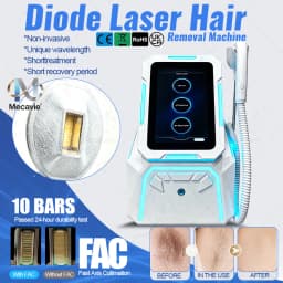 2026 Professional 5000W Four-Wave Diode Laser Hair Removal Device Suitable for Beauty Salons