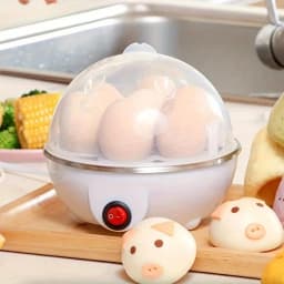 Multifunctional Electric Egg Cooker Automatic Egg Boiler 7 Eggs Mini Egg Cooker Kitchen Breakfast Machine Mini Egg Boiler