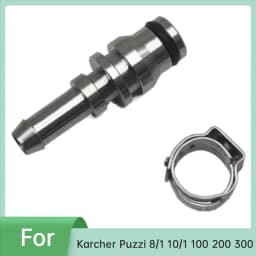 AT28-Stainless Steel Nipple Connector For Karcher Puzzi 8/1 10/1 100 200 300 Spray Cleaning Machine Replacement Connector