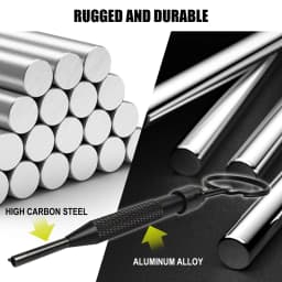 Rotating Release Tool, High Carbon Steel + Aluminum Alloy, with Key Ring, Universal for Most Standard Restraint Devices