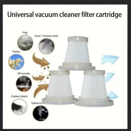 5pcs Vacuum HEPA Cleaner Filters,Reusable High-Efficiency Dust Bags,Universal Fit for Home Car,Cleaning Accessories Gift Set.