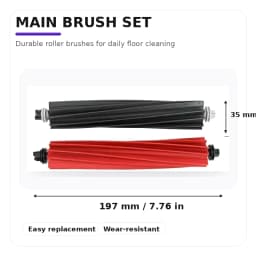 For Roborock S8 Maxv Ultra Vacuum Cleaner Accessories Mian Brush Side Brush Mop Pads Cloth Dust Bag Hepa Filter Spare Parts