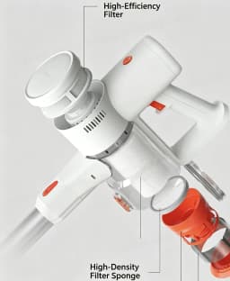 For Xiaomi MIJIA G20 Lite/C203 Cordless Vacuum Cleaner Post Filter Accessories Pre Filter Vacuum Cleaner Spare Part.