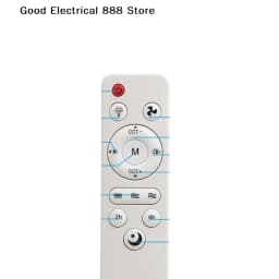 【GE】1Pcs Universal Basic Remote Controller For Living Room Ceiling Fans With Light And Sleep Mode, Speed Control DIY Accessories