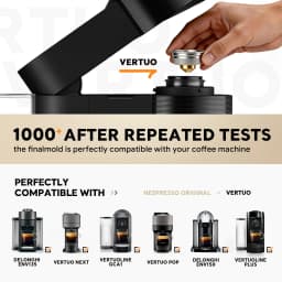 Reusable Coffee Capsule Adapter for Nespresso Vertuo Pop / VertuoLine Next – Converts to Vertuo Pods Compatible Accessory
