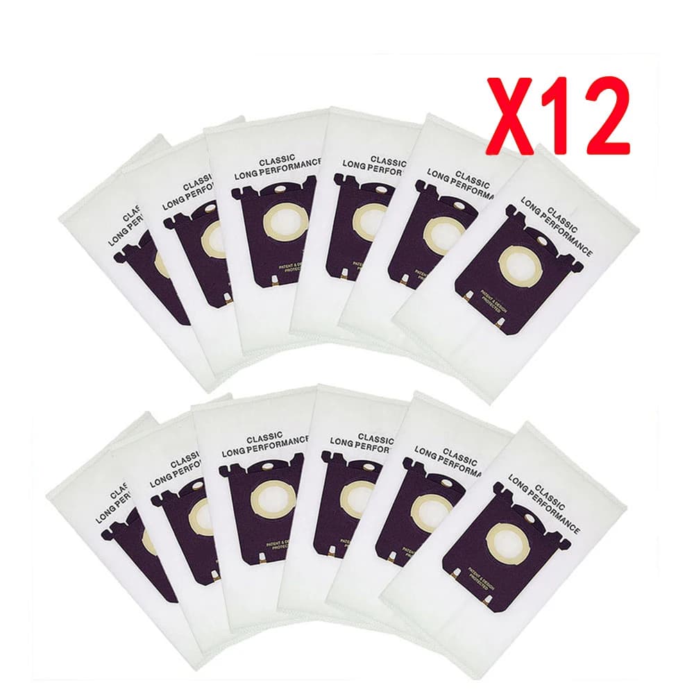 12Pc Dust Bag Vacuum Cleaner Bag For For Philips Electrolux FC8202 FC8204 FC9087 FC9088 HR8354 HR8360 HR8378 HR8426 HR8514