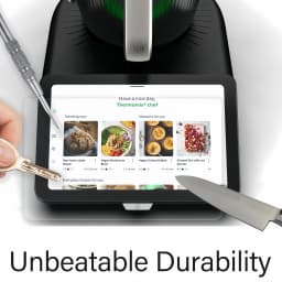 2PCS Compatible with Thermomix TM7/TM6 Screen Protector High-Alumina Tempered Glass Blender Kitchen Accessories Protective Film