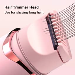 Dual-purpose Female Hair Trimmer 2-IN-1 Electric Shaver & Hair Clipper For Women Facial Leg Bikini Body Painless Hair Remover