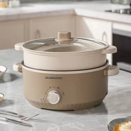 110V/220V 3L Multi Cookers Double Layer Electric Pot 1-2 People Household Non-stick Pan Hot Pot Rice Cooker Cooking Appliances