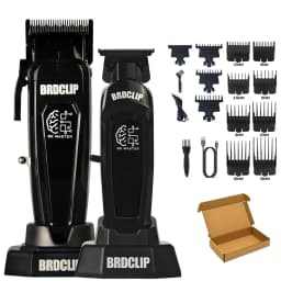 BRD 106 107 609 Professional Electric Hair Clipper Hair Trimmer DLC Blade with Base 7500RPM 8000RPM 7000RPM Barber Set BRDCLIP