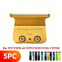 Compatible with BabylissPRO F7878 FX707Z FX797 FX787 FX726 Trimmer DLC Carbon Steel Replacement Cutting Blade Accessory