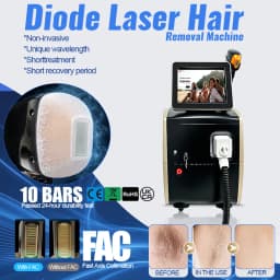 5 Wavelength Diode Laser Hair Removal Machine FAC Technology Genuine Sapphire Ice Cooling Painless Permanent Hair Remover Salon