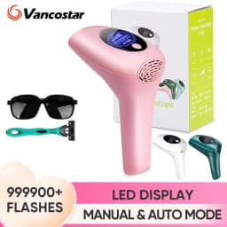 Handhold Laser Hair Removal 999900 Flash Painless Permanent for Women Men 8 Energy Levels Auto Bikini Trimmer Home IPL Epilator