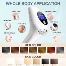 Handhold Laser Hair Removal 999900 Flash Painless Permanent for Women Men 8 Energy Levels Auto Bikini Trimmer Home IPL Epilator