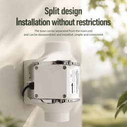 4Inch Two Speed Remote Control Exhaust Fan Silent Inline Pipe Duct Extractor Air Ventilation Blower Kitchen Toilet Wall Booster