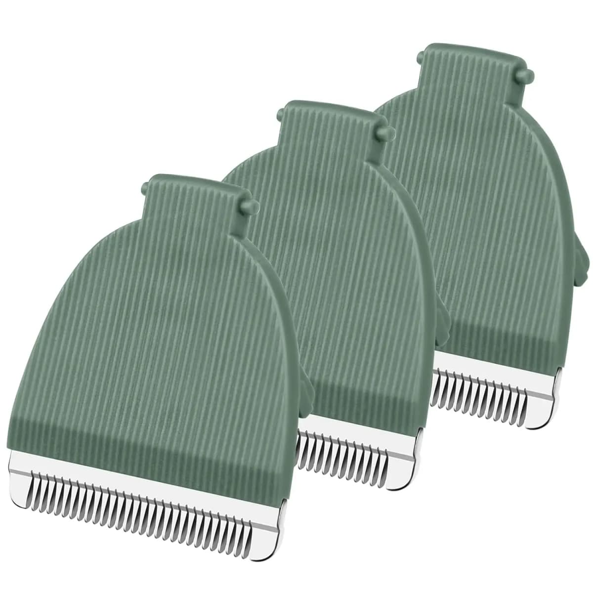 3pcs Replacement Blades for Body Hair Trimmer Men Depilators Blade Compatible with Meridian Trimmer &Meridian Trimmer Plus