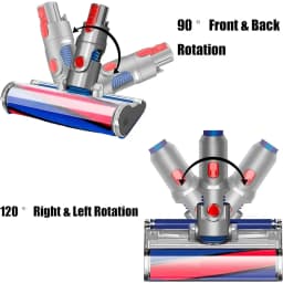 For Dyson V8 V7 V11 V10 V15 Vacuum Cleaner Soft Roller Brush Replacement Part, Motorized Floor Brush Head For Hard Wood Floor