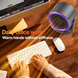 Desktop Heater Dormitory Mini Quick Heating Silent Energy Efficient Household Hot Air Blower Appliances Room Warmer For Office 