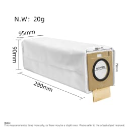 Compatible For ( Uwant V500 ) Cordless Vacuum Parts Dust Bag Filter Replacement Accessories
