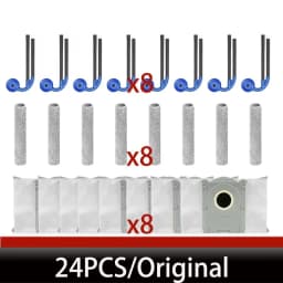 Genuine Ecovacs T90 Pro Omni Vacuum Cleaner Accessories | T90 Omni Main Brush Cover, Side Brush, Filter, Dust Bag Consumables