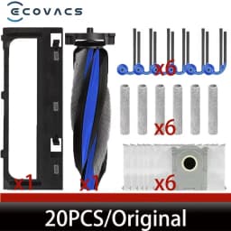 Genuine Ecovacs T90 Pro Omni Vacuum Cleaner Accessories | T90 Omni Main Brush Cover, Side Brush, Filter, Dust Bag Consumables