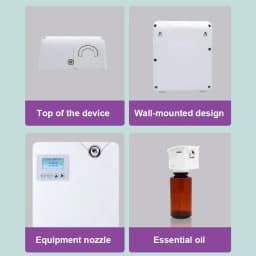 Namste WIFI Bluetooth Essential Oil Diffuser Timer Function Aromatic Fragrance Device for Home Hotel Waterless Aroma Diffuser