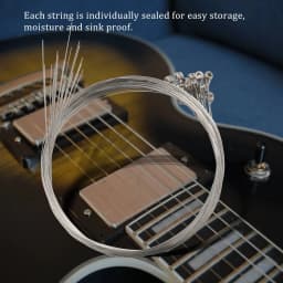 Trendy! 20-Pack Single Electric Guitar Strings Bulk .011 High E (Medium) 11 Gauge