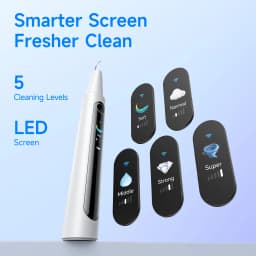 800MP Visible Electric Teeth Cleaner Ultrasonic Dental Scaler Plaque Tartar Calculus Remover for Teeth Whitening Deep Cleaning