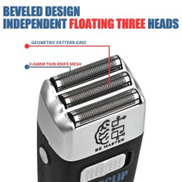Three Blade Professional Oil Head Gradient Electric Hair Shaver Titanium Plated Knife Net Hair Salon Trimmer BRDCLIP 8008