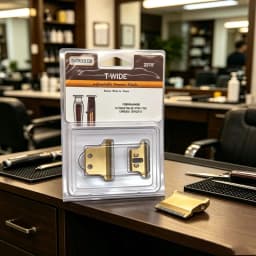 Gold Replacement Professional 2215 Blade Compatible with Wahl 5 Star Detailer Retro T-cut ,Cordless Detailer Li Trimmer Barber