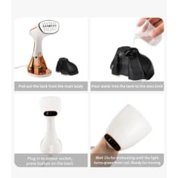 1800W Handheld Steam Hanging Iron Touch Screen Control 15 Seconds Fast Preheat 320ml Portable Plancha Fabric Iron for Clothes